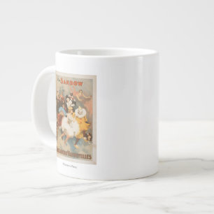 Taza De Café Grande Tema del carnaval de los vodeviles de Sandow