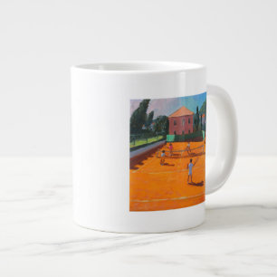 Taza De Café Grande Tenis de corte de arcilla Lapad Croacia 2012