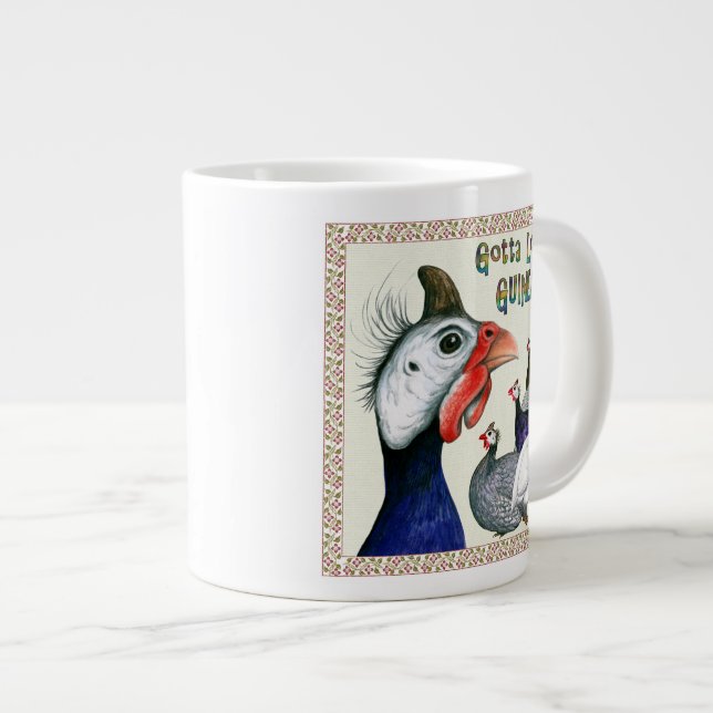 Taza De Café Grande ¡Tienes que amar a Guineas! (Derecha)