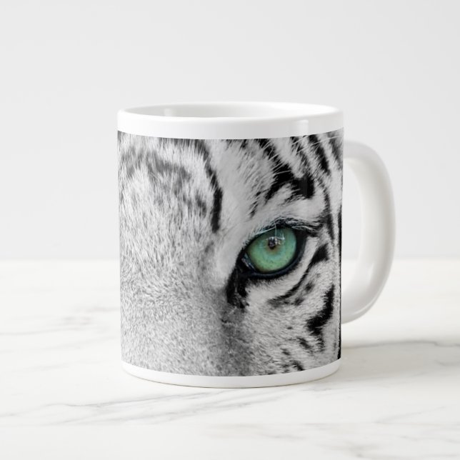Taza De Café Grande Tigre blanco (Derecha)