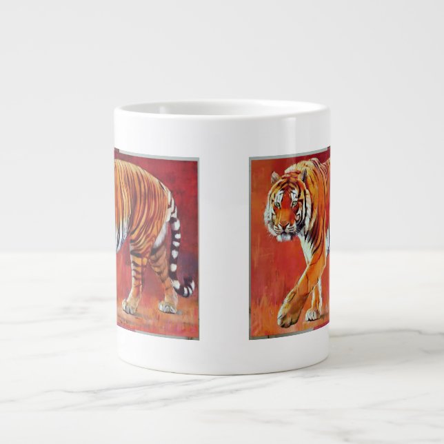Taza De Café Grande Tigre de Bengala (Frente)