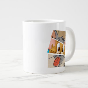Taza De Café Grande Tom y Jerry el   Tom y Jerry Mashup