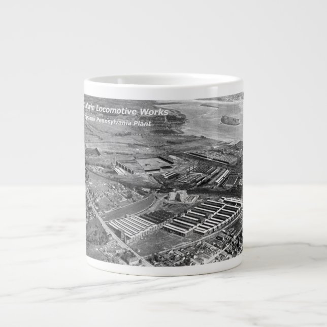 Taza De Café Grande Trabajos locomotores de Baldwin, Eddystone (Frente)