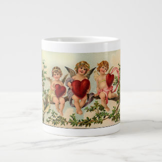 Taza De Café Grande Tres pequeños cúpidos