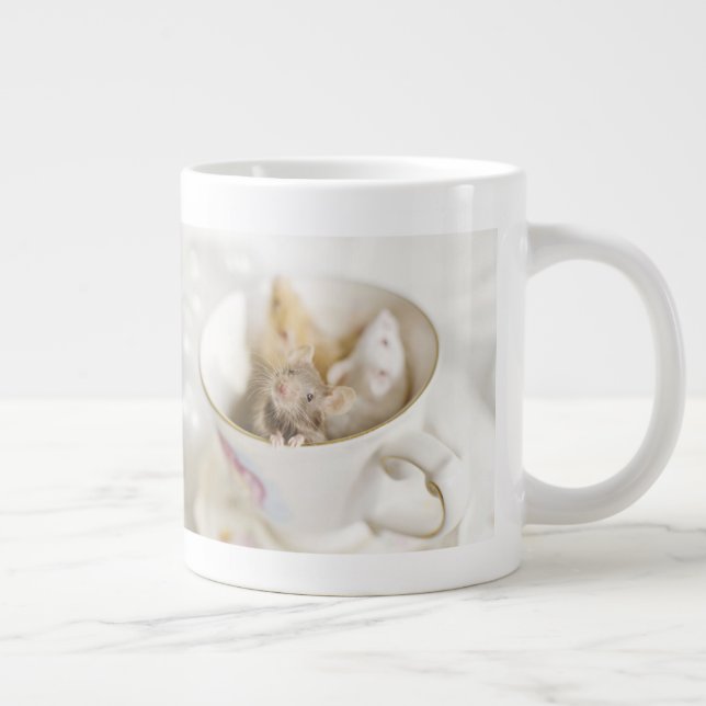 Taza De Café Grande Tres pequeños ratones (Derecha)
