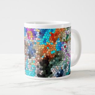 Taza De Café Grande TTEQOTGCubismINV AZUL SGDRKDP