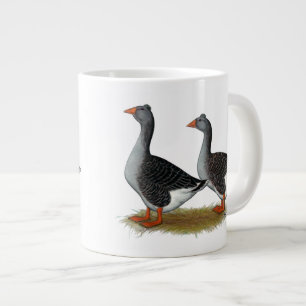 Taza De Café Grande Tufted Toulouse Geese