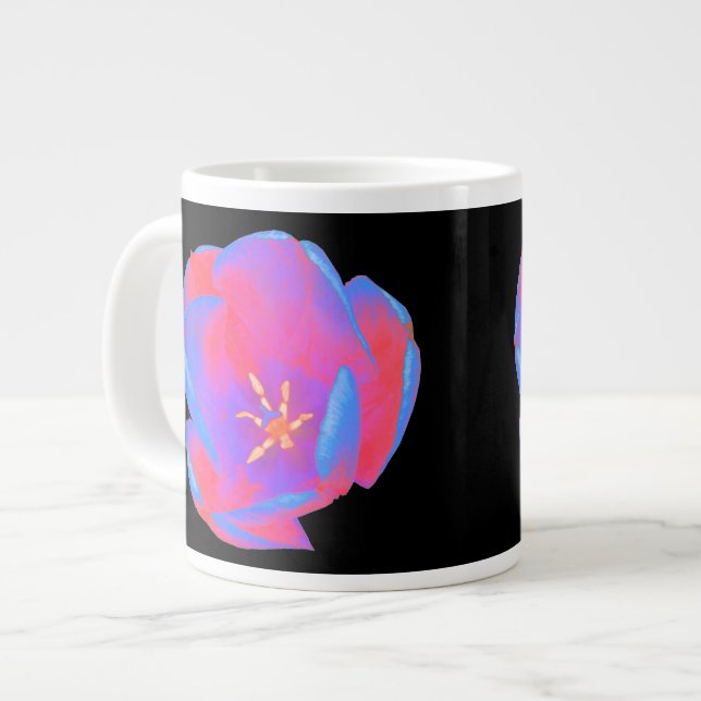 Taza De Café Grande Tulip Mug Fluorescente (Izquierda)