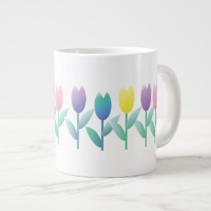 Taza De Café Grande Tulip Spring Tulips nueva hembra jumbo