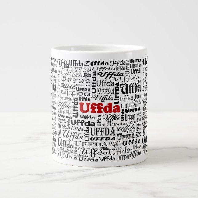 Taza De Café Grande Uffda Mug (Frente)