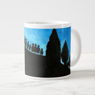 Taza De Café Grande Un nuevo amanecer que sube 2008
