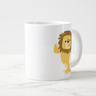 Taza De Café Grande Un Personalizado fuerte y lindo, Jumbo Mug