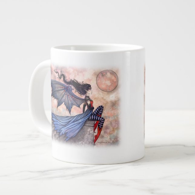 Taza De Café Grande Una Hada de Viento Malvado (Izquierda)