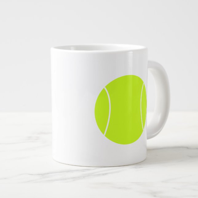 Taza De Café Grande Una simple bola de tenis (Derecha)