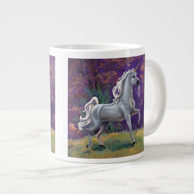 Taza De Café Grande Unicorn Glade (Derecha)