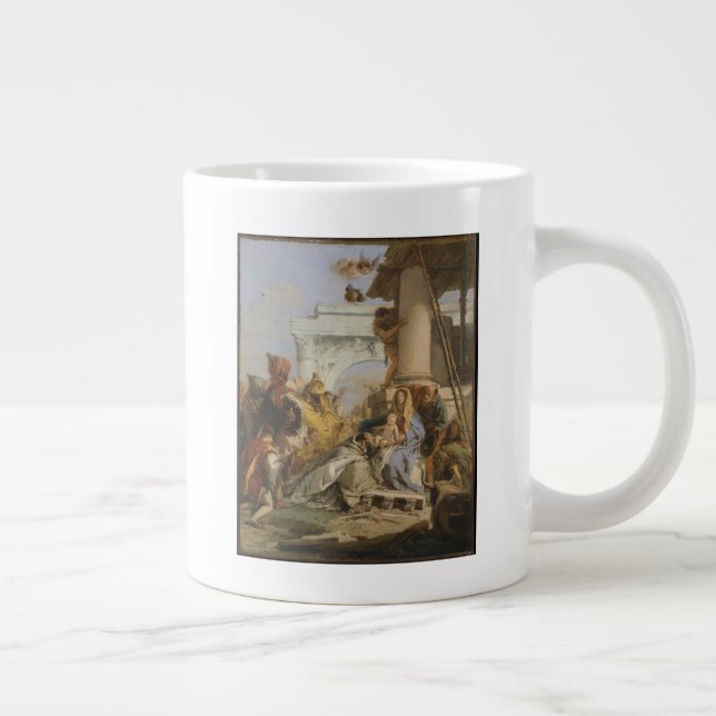 Taza De Café Grande Unos de los reyes magos (Derecha)