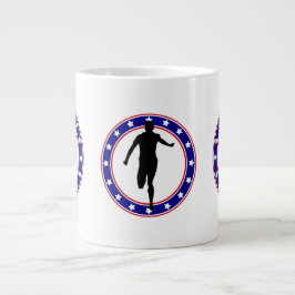 Taza De Café Grande USA Patriotic MARATHON / RELAX RUN