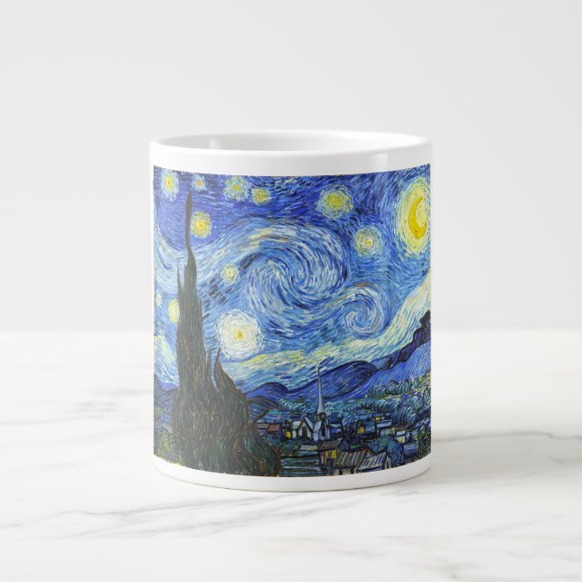 Taza De Café Grande VAN GOGH Stark Night (Frente)