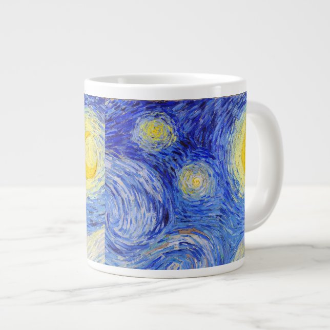 Taza De Café Grande Van Gogh , “Starry Night” (Derecha)