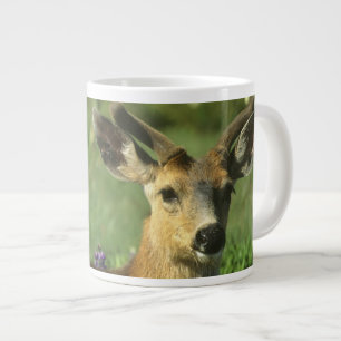 Taza De Café Grande Venado de cola negra, Odocoileus hemionus