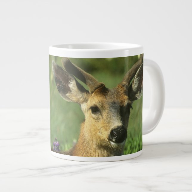 Taza De Café Grande Venado de cola negra, Odocoileus hemionus (Derecha)