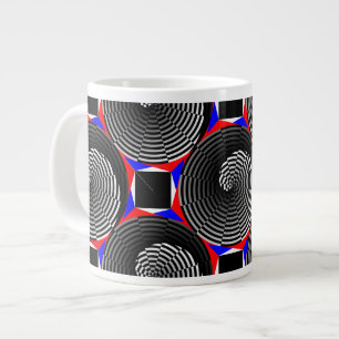 Taza De Café Grande Verificador digital Yin Yang por Kenneth Yoncich