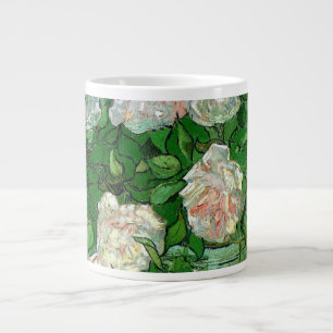 Taza De Café Grande Vida muerta: rosas rosas rosas de Vincent van Gogh