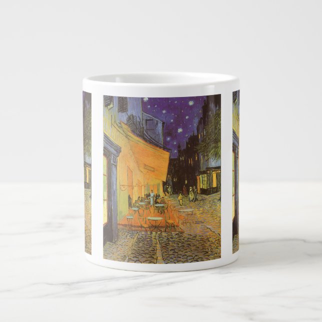 Taza De Café Grande Vincent van Gogh - Cafe Terrace de noche (Frente)