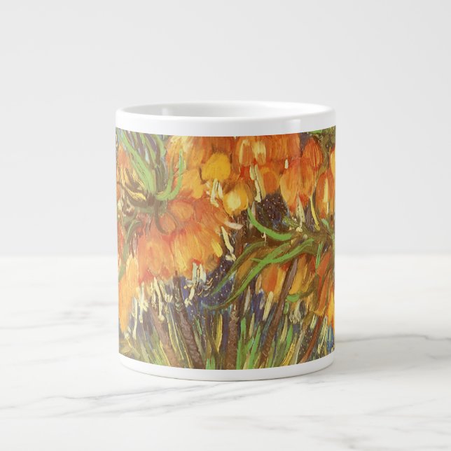 Taza De Café Grande Vincent van Gogh - Fritillaries en una vesícula de (Frente)