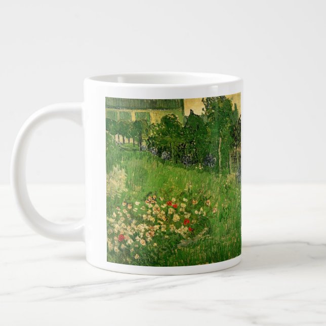 Taza De Café Grande Vincent van Gogh - Jardín de Daubigny (Izquierda)