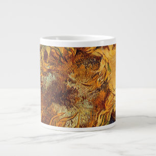 Taza De Café Grande Vincent van Gogh - Naturaleza muerta: Dos girasole