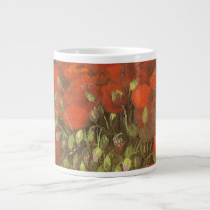 Taza De Café Grande Vincent van Gogh Still Life Vase con los lapiceros