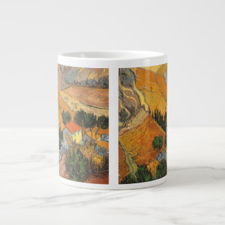Taza De Café Grande Vincent van Gogh - Valle con Plowman