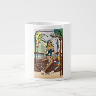 Taza De Café Grande Viñeta de Pinball