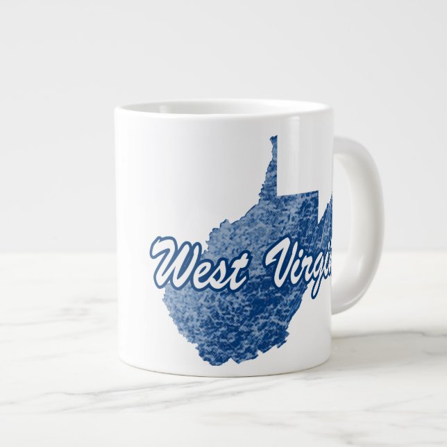Taza De Café Grande Virginia Occidental (Derecha)