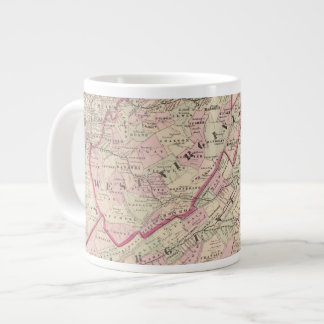 Taza De Café Grande Virginia y Virginia Occidental