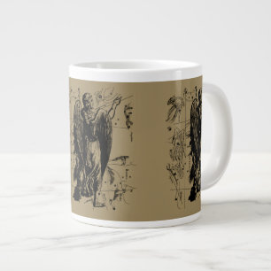 Taza De Café Grande Virgo Constellation Hevelius Etching Style