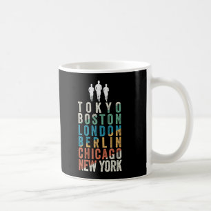 Taza De Café Grandes ciudades maratonistas del mundo