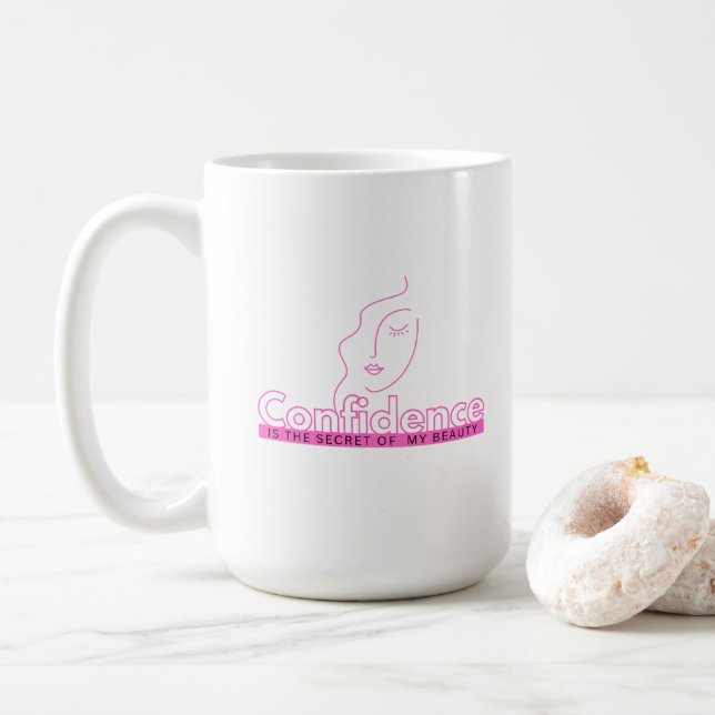 Taza De Café Grandes Cosas Que Llevan Tiempo En Camiseta (Con donut)