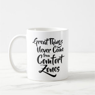 Taza De Café Grandes cosas que nunca vienen de la cita de las z