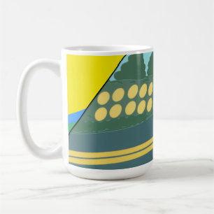 Taza De Café Grandes Huevos Divertidos Cruzando la Carretera