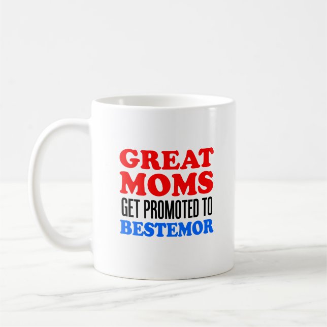 Taza De Café Grandes Mamás Promocionadas A Bestemor Mug (Izquierda)