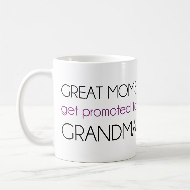 Taza De Café Grandes Mamás Se Promocionan A La Abuela (Izquierda)