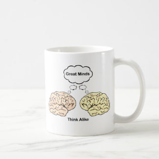 Taza De Café ¡Grandes Mentes Piensan Lo Mismo!