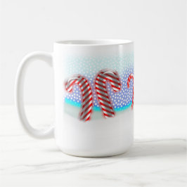 Taza De Café Grandes Navidades de Candy Cane Forest