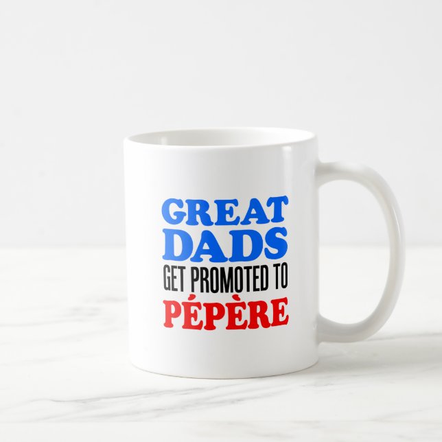 Taza De Café Grandes papás promovidos a Pepere (Derecha)