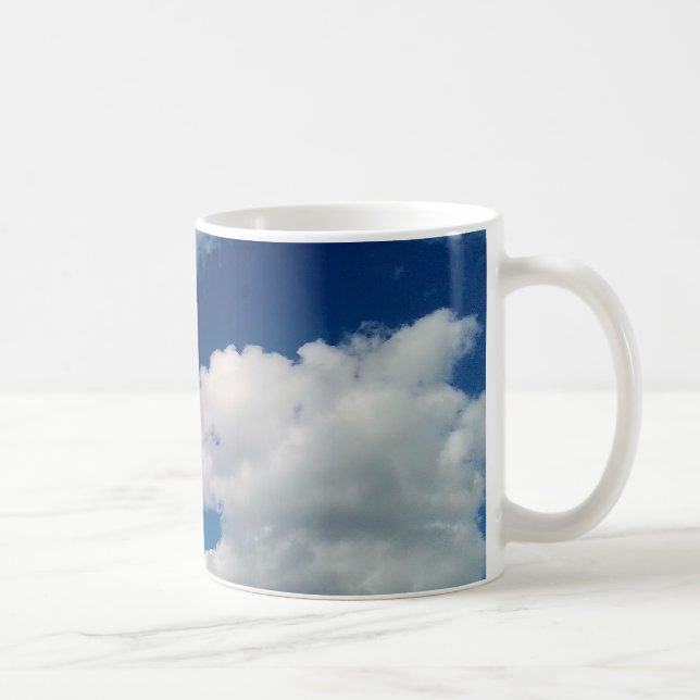 Taza De Café Grandes parches de nubes (Derecha)