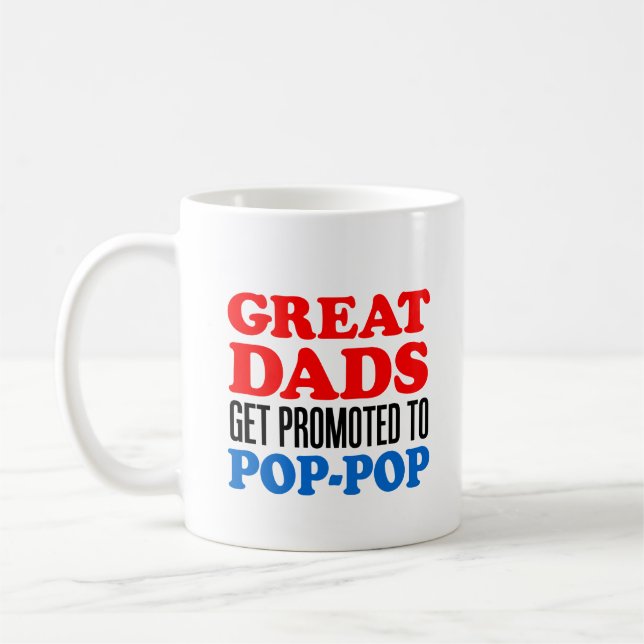 Taza De Café Grandes Puertas Promocionadas Al Pop-Pop (Izquierda)