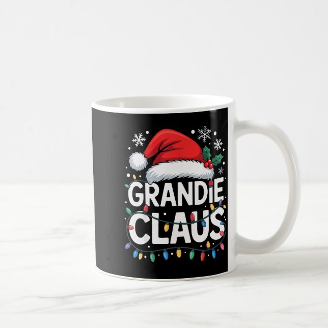 Taza De Café Grandie Claus Matching Family Christmas Holiday Pa (Derecha)