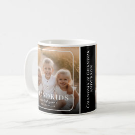 Taza De Café Grandkids Make Life Grand Custom Photo Grandparent